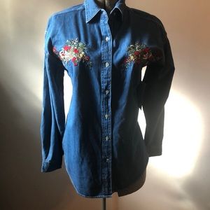 Let's Quizz Again Denim Shirt